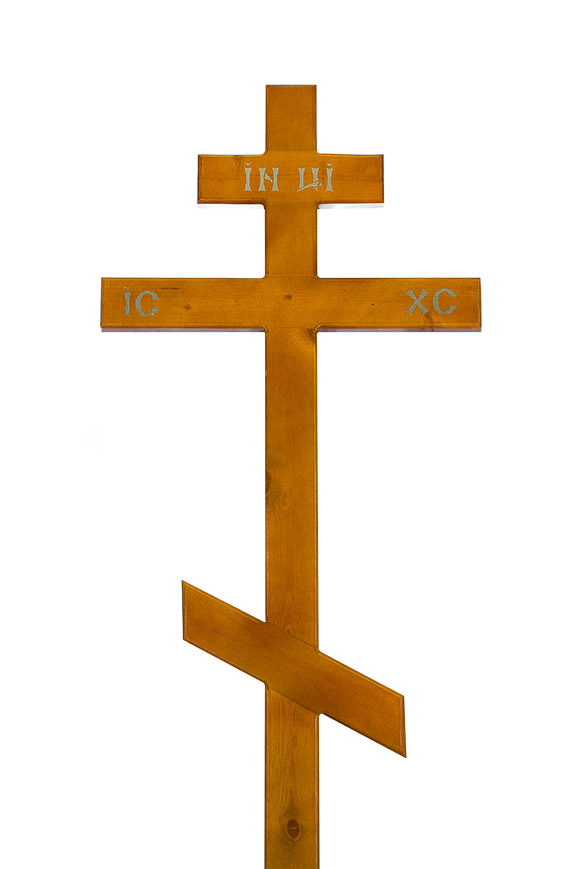 Крест из дерева (дуб) простой
